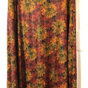 LuLaRoe Floral Medium Floral Maxi Skirt